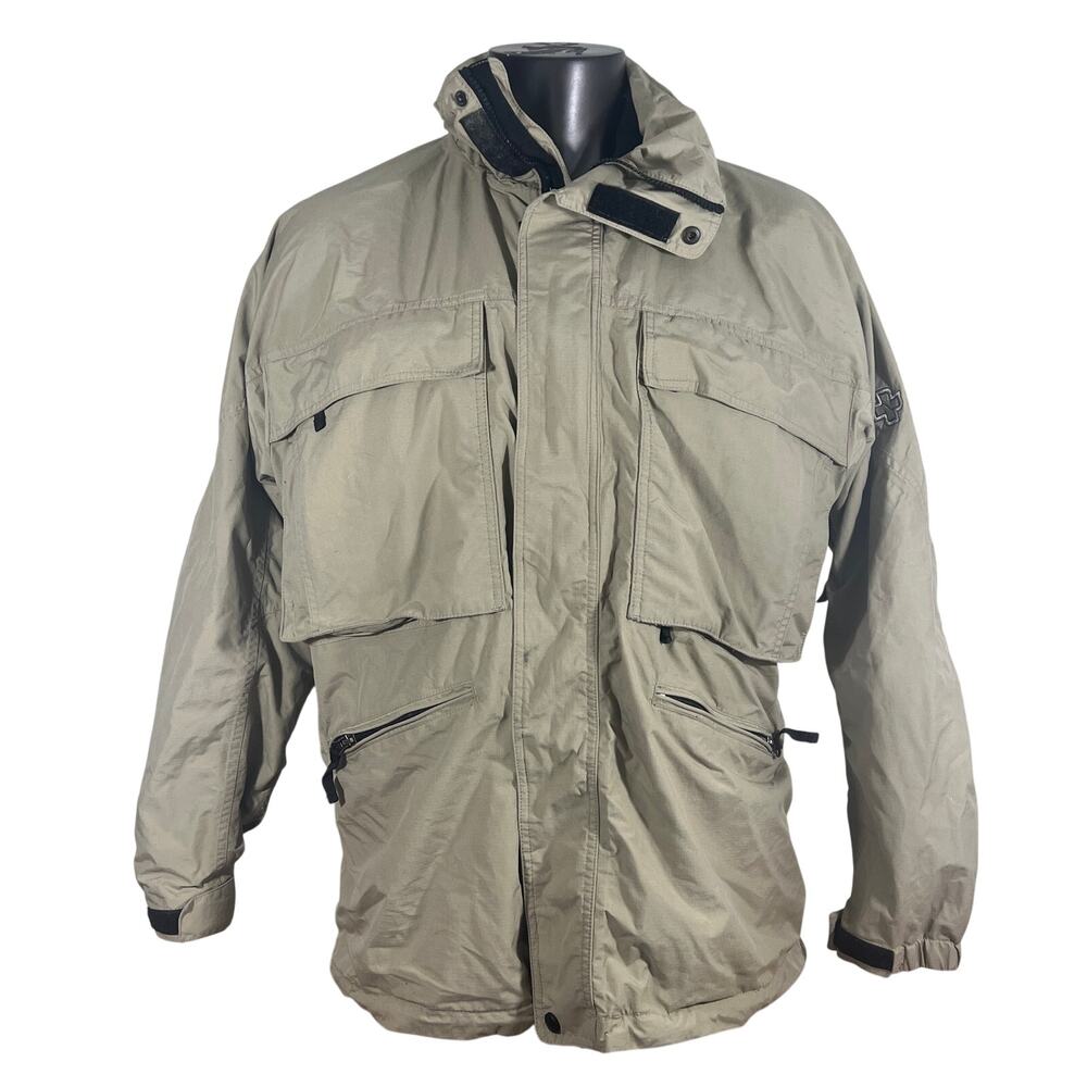 Y2K Burton Men's Coat Shell Cargo Snow Skirt Storm Lite AK Vented Ripstop XL